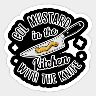 Col Mustard Sticker